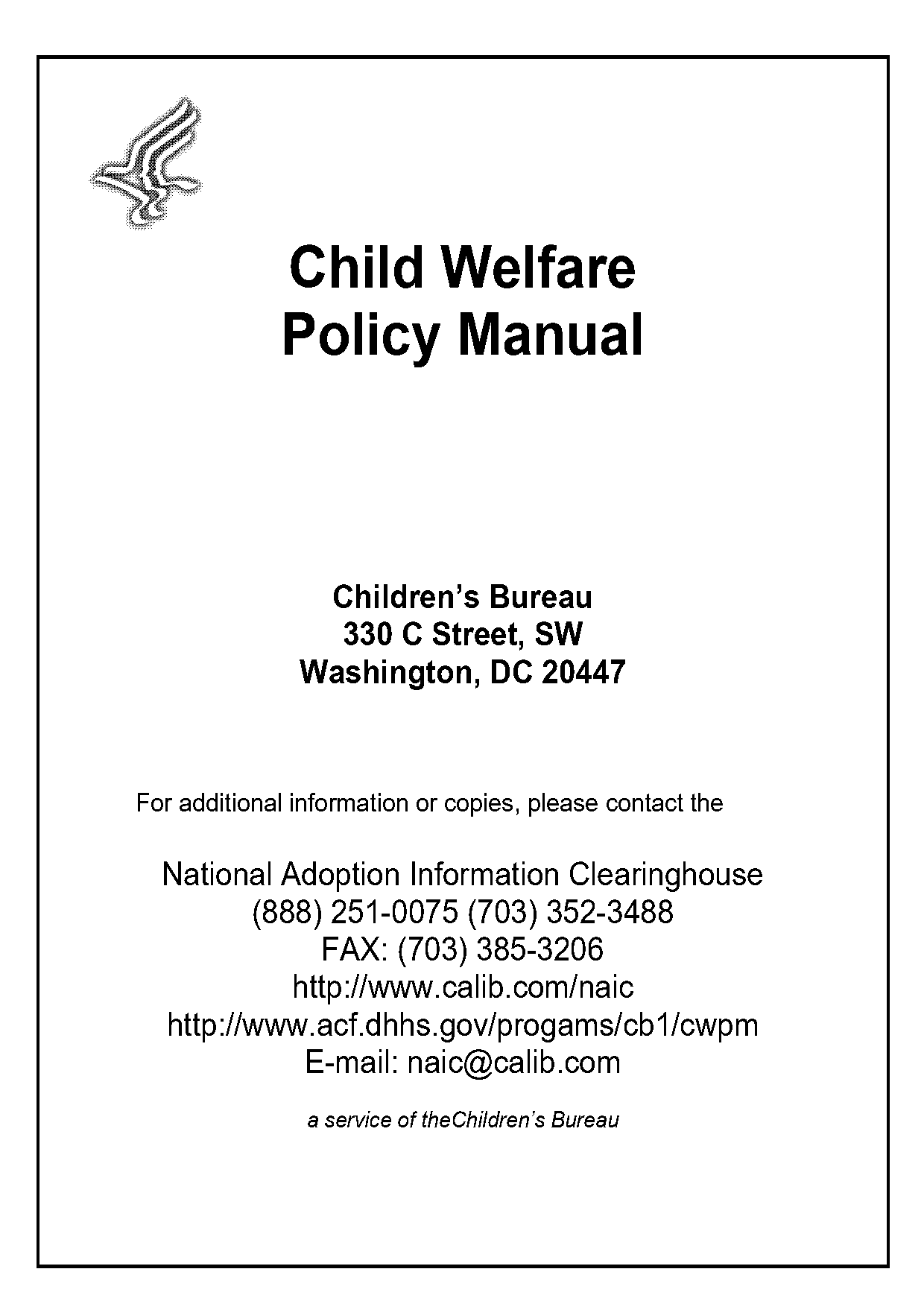 child welfare policy definition